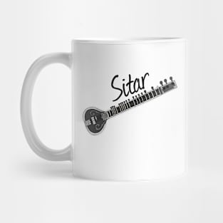 Sitar Player Sitarist Musician Mug